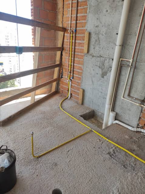 Instalação de gás GLP